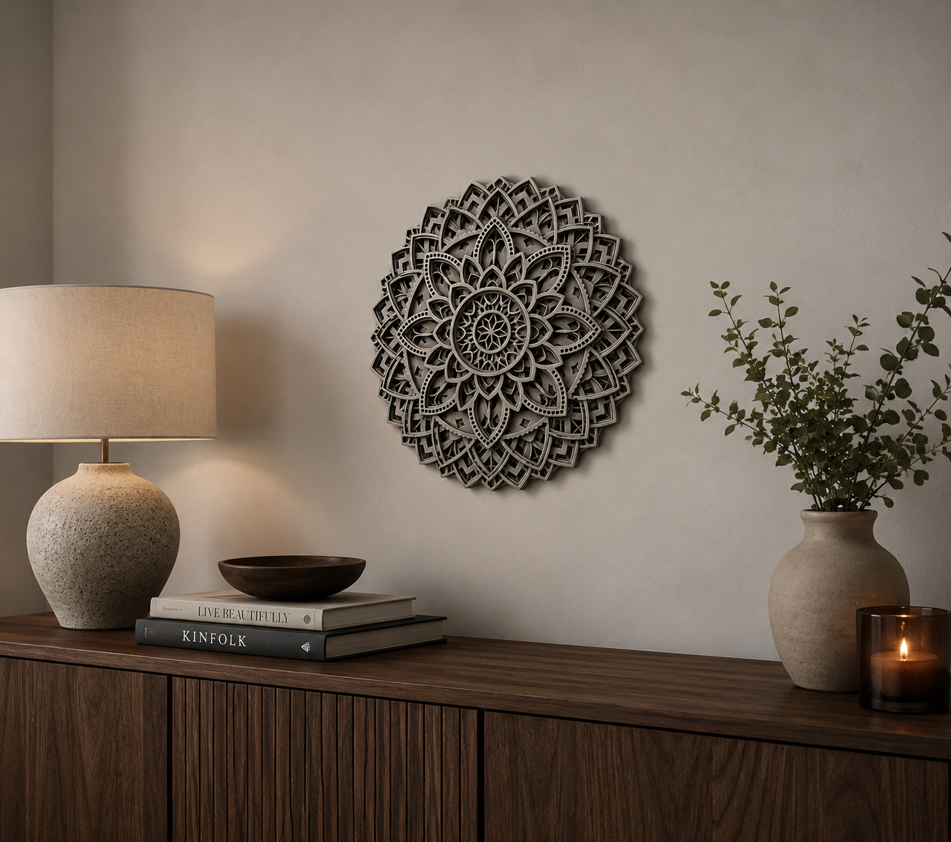 Multi-Layered Steel Mandala — View 4
